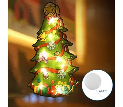 Vianočné dekorácie  B.V.  - LED Vianočná dekorácia LED/3xAAA stromček 15cm B10303K62