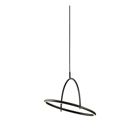 Svietidlá Halo Design 749539 - Stmievateľný LED luster na lanku TILT LED/40W/230V pr. 40 cm čierna 749539
