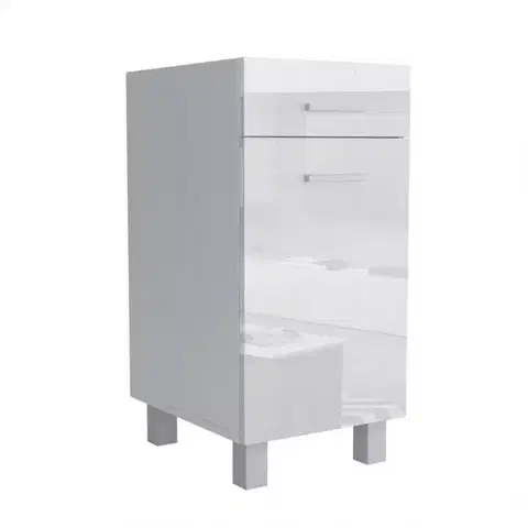 Kuchynské skrinky stojace Kuchynská skrinka Lucjan D1F1S 30 LUX biela
