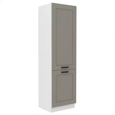 Kuchynské skrinky stojace Kuchynská skrinka Luna claygrey/biela 60LO-210 2F