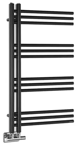 Radiátory do kúpeľne SAPHO - DORLION vykurovacie teleso 500x900, čierna mat 1130-20