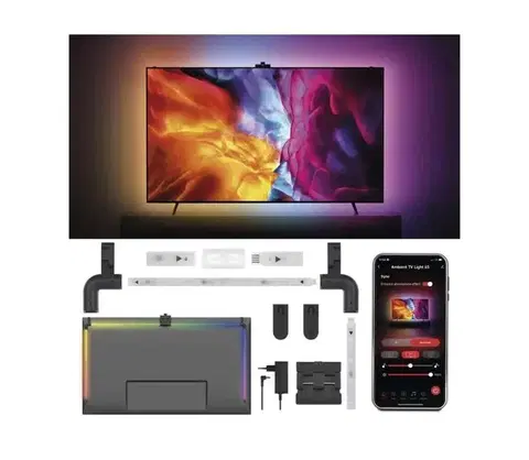 LED osvetlenie  LED RGBIC Pásik pre TV GoSmart LED/24W/230V 65“ ZTV65