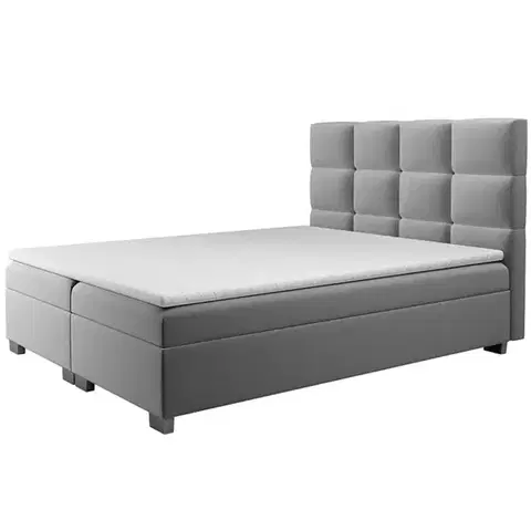 Dvojlôžkové postele Posteľ Kanada s topperom 160x200 Alfa 13