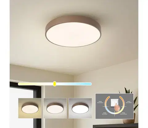 Svietidlá BRILAGI - LED stropné svietidlo POOL LED/36W/230V 3000/4000/6000K 30 cm hnedé BRI680