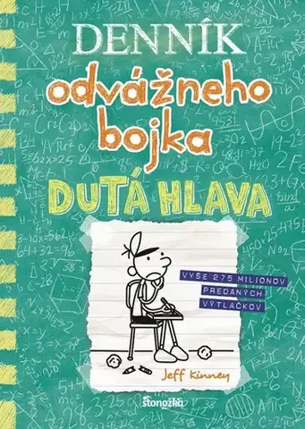 Dobrodružstvo, napätie, western Denník odvážneho bojka 18: Dutá hlava - Jeff Kinney,Elena Guričanová