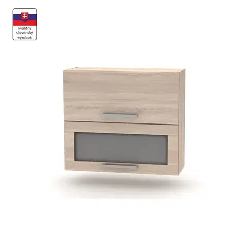 Kuchynské horné skrinky KONDELA Nova Plus NOPL-016-OH kuchynská skrinka dub sonoma
