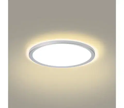 Svietidlá BRILAGI - LED kúpeľňové stropné svietidlo ULTRA SLIM LED/18W/230V pr. 30 cm strieborné IP54 BRI623