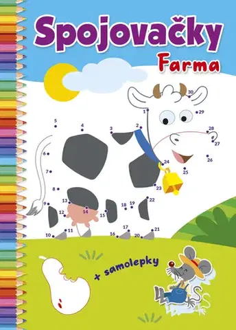 Pre deti a mládež - ostatné Spojovačky: Farma (+ samolepky)