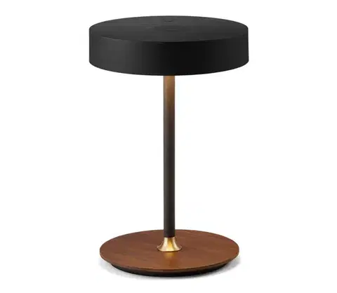 Lampy Halo Design 745777-LED Stmievateľná nabíjateľná lampa ON THE MOVE LED/2,5W/4000 mAh čierna/drevo 745777