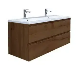 Kúpeľňový nábytok Kúpeľňová skrinka s umývadlom SAT B-Way 119x50x45 cm orech mat BWAY2120NUTU BWAY2120NUTU