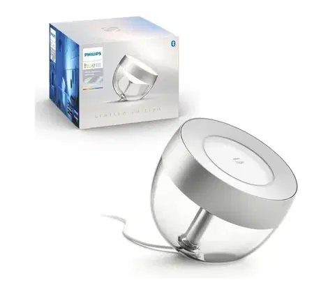 LED osvetlenie Philips - LED RGB Stmievateľná stolná lampa Hue IRIS LED/8,2W/230V strieborná 871951426454000