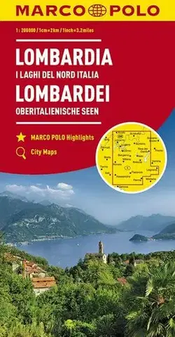 Európa Itálie č.2 - Lombardie mapa 1:200T