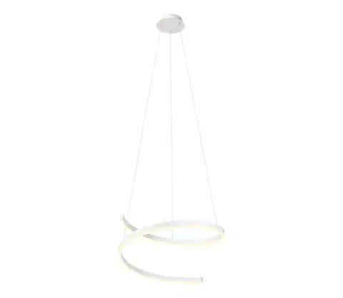Svietidlá Redo 01-4013 - LED stmievateľné závesné svietidlo na lanku SCROLL LED/38W/230V biela 01-4013