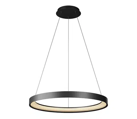 Svietidlá Top Light-LED St. luster na lanku ORBIT LED/40W/230V 3000-6500K pr.50 cm čierna+DO Orbit 50CZ RC