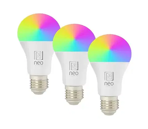 Žiarovky  NEO 07794CDO-SADA 3× stmievateľné LED žiarovky RGB+CCT E27/14W/230V Wi-Fi + diaľkové ovládanie 07794CDO