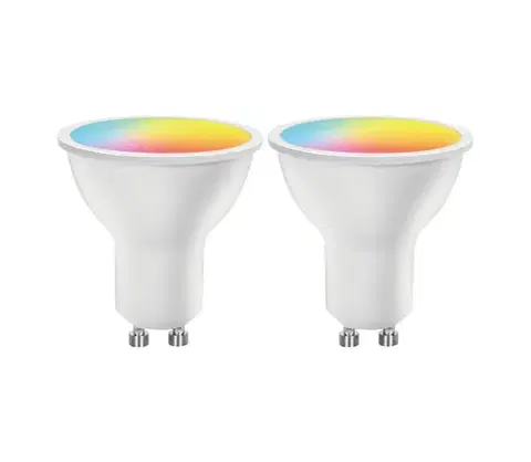 Žiarovky  B.V. Súprava 2x stmievateľných LED RGBW žiaroviek MESH Smart GU10/6,5W/230V 2700-6500K -  S10301O34