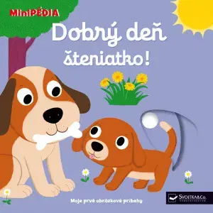 Leporelá, krabičky, puzzle knihy MiniPÉDIA – Dobrý deň šteniatko!