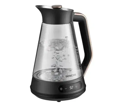 Predlžovacie káble Sencor - Rýchlovarná kanvica s termoreguláciou 1,5 l 2150W/230V čierna/ružovo-zlatá 41023353