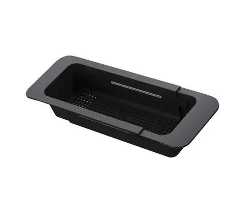 Kuchynské potreby Deante ZZB_N00L - Výsuvný košík do drezu 57,4x13,4 cm čierny ZZB_N00L
