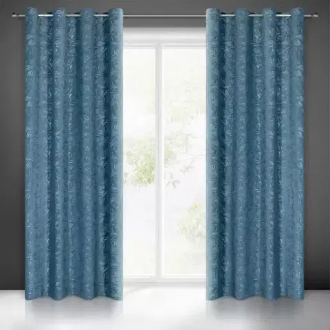 Závesy do spálne Záves OCTAVIA 140X250 na priechodkách 386966