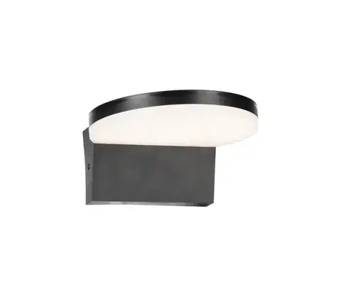 Svietidlá Rabalux 77117 - LED Vonkajšie nástenné svietidlo BATIDA LED/9W/230V IP54 čierna 77117