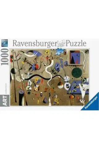 1000 dielikov Ravensburger Puzzle Joan Miró: Harlekýnov karneval 1000 Ravensburger