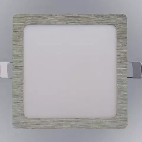 Moderné stropnice LED panel SQUARE 9W 4200K štvorcový chróm