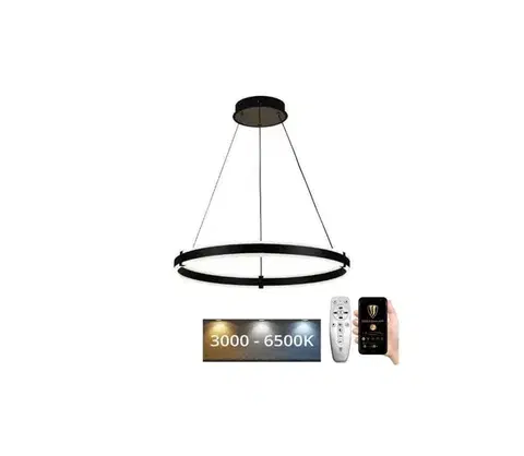 Svietidlá  LED Stmievateľný luster na lanku LED/85W/230V 3000-6500K + diaľkové ovládanie J4338/B