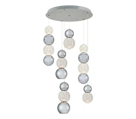 Svietidlá  LED luster na lanku CREMONA LED/34W/230V 3000K matný chróm 414LRC1395
