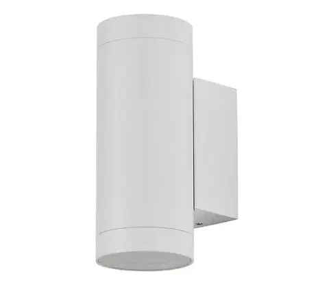 Svietidlá  Vonkajšie nástenné svietidlo 2xGU10/40W/230V IP54 biela 2970