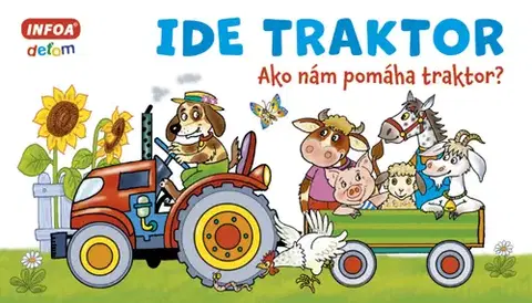 Leporelá, krabičky, puzzle knihy Skládanka - Ide traktor (SK vydanie)