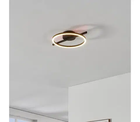 Svietidlá Eglo 901113 - LED Stmievateľné stropné svietidlo AMANDOLO LED/17W/230V čierna + DO 901113