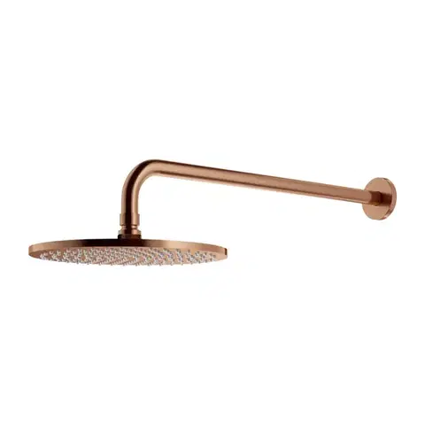 Sprchy a sprchové panely OMNIRES - SLIMLINE hlavová sprcha vrátane ramena, o25 cm staro meď /CPB/ WGSET1CPB
