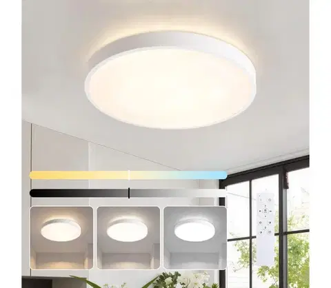 Svietidlá BRILAGI - stmievateľné LED svietidlo GLASS POOL DOUBLE LED/48W/230V 40 cm biela + DO BRI740