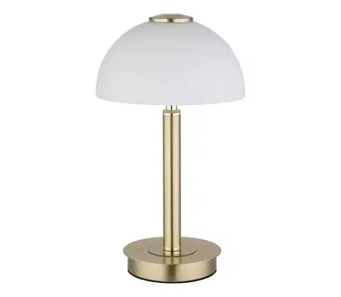 Lampy Globo 21953M - LED stmievateľná dotyková stolová lampa ULDIN LED/7W/230V 3000K mosadz 21953M