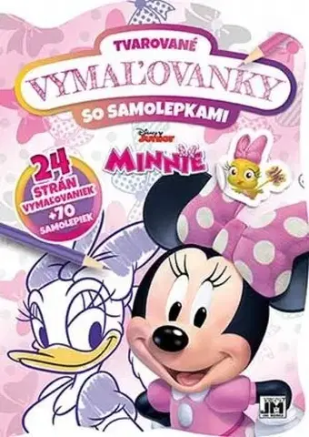 Nalepovačky, vystrihovačky, skladačky Tvarované vymaľovanky: Minnie