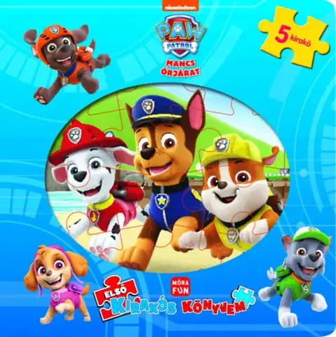 Leporelá, krabičky, puzzle knihy Első kirakós könyvem - Mancs őrjárat