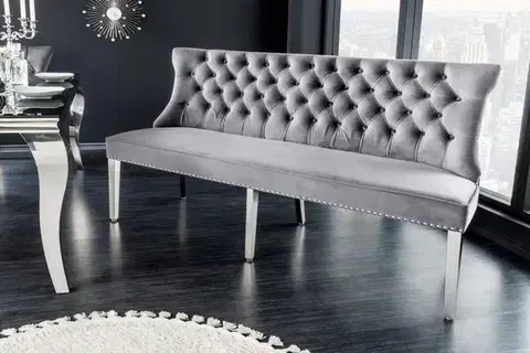 Stoličky Chesterfield jedálenské lavice FRIXON Dekorhome