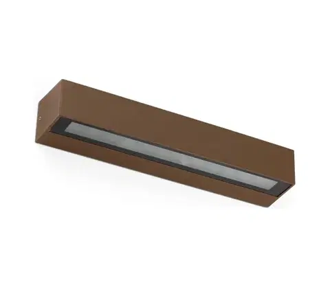 LED osvetlenie FARO Barcelona FARO 71905 - LED vonkajšie nástenné svietidlo DORO 2xLED/10W/230V IP65 hnedá 71905