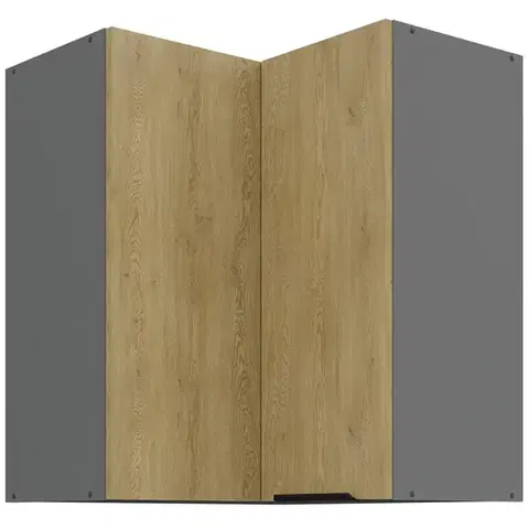Kuchynské skrinky visiace Kuchynská skrinka Cremona Ant 60x60 Gn-72 2f (90°)