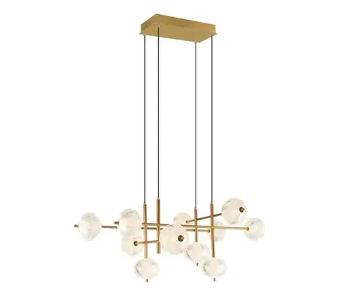 Svietidlá Zuma Line 003064-034755 - LED luster na lanku GALATEA LED/63W/230V zlatý 003064-034755