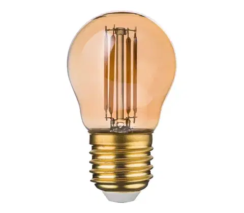 LED osvetlenie  LED žiarovka AMBER G45 E27/4,5W/230V 2200K 3572
