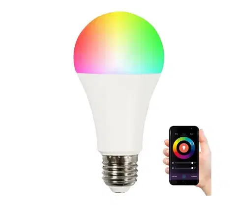 LED osvetlenie  RGBW LED Stmievateľná žiarovka A65 E27/11W/230V 2700-6500K Wi-Fi Tuya 313812