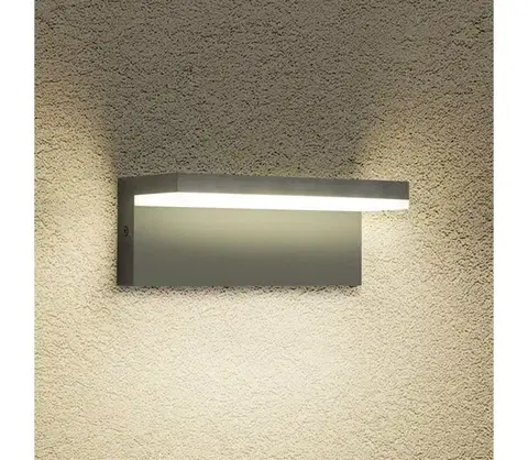 Svietidlá Brilagi - LED vonkajšie nástenné svietidlo TESSI LED/10W/230V antracit IP54 BRI368