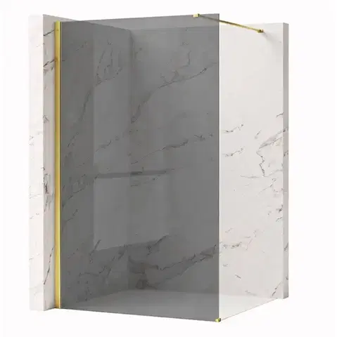Sprchové dvere REA/S - Sprchová zástena Flexi Grey / Gold 130 KPL-K99781