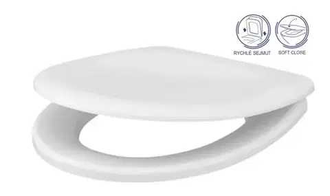 Záchody CERSANIT - WC SEDENIE MODUO/ DELFI DUR Softclose EO K98-0191