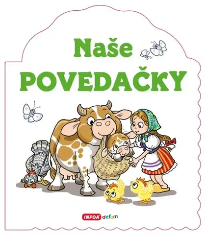 Leporelá, krabičky, puzzle knihy Tvarované leporelo - Naše povedačky - Kolektív autorov