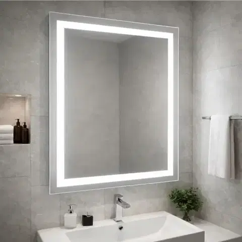 Kúpeľňové zrkadlá Zrkadlo LED 41 60X80