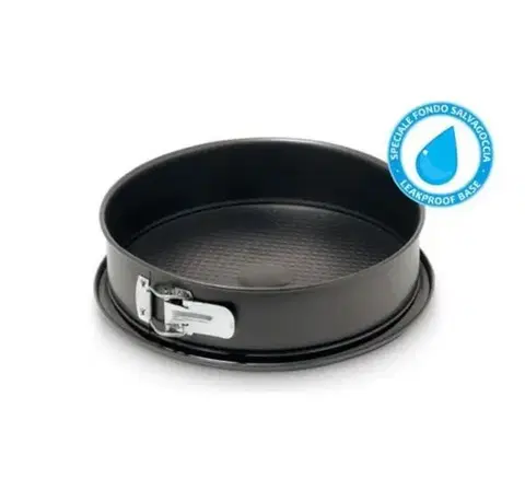 Formy na pečenie Kinekus Forma tortová okrúhla priemer 24cm, otváracia, vaflové dno, nepriľnavý povrch, čierna, GARDENIA