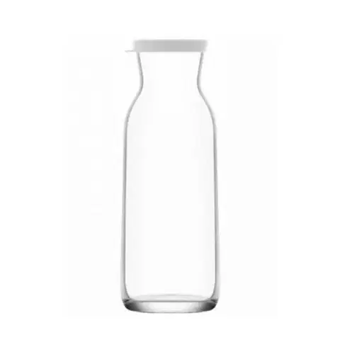Shakery Kinekus Fľaša, karafa 700ml FONTE so silikónovým vekom, sklo číre